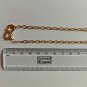24 inch Pure Copper Textured Cable Chain Necklace, Healing Copper Jewelry