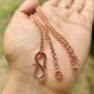 26 inch Pure Copper Double Rolo Cable Chain Necklace, Healing Copper Jewelry
