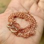 26 inch Pure Copper Double Rolo Cable Chain Necklace, Healing Copper Jewelry
