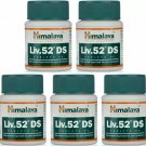 5 Bottles Himalaya Liv*er 52 (DS) Double Strength Herbal LiverCare Repairs Liver