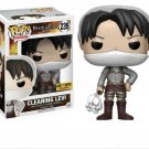 Funko Pop! Animation! Attack on Titan Cleaning Levi #239 Anime Vinyl Figure Toy W Protector Box Gift