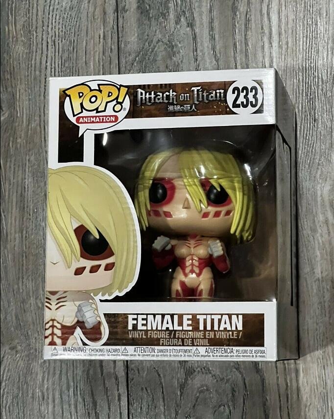 Funko Pop! Attack On Titan Female Titan 6" #233 Anime Vinyl Figure Toy ...