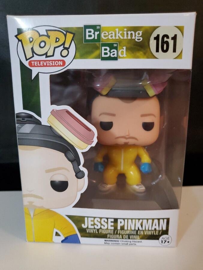 Funko Pop! Breaking Bad Jesse Pinkman Yellow Hazmat Suit #161 Anime ...