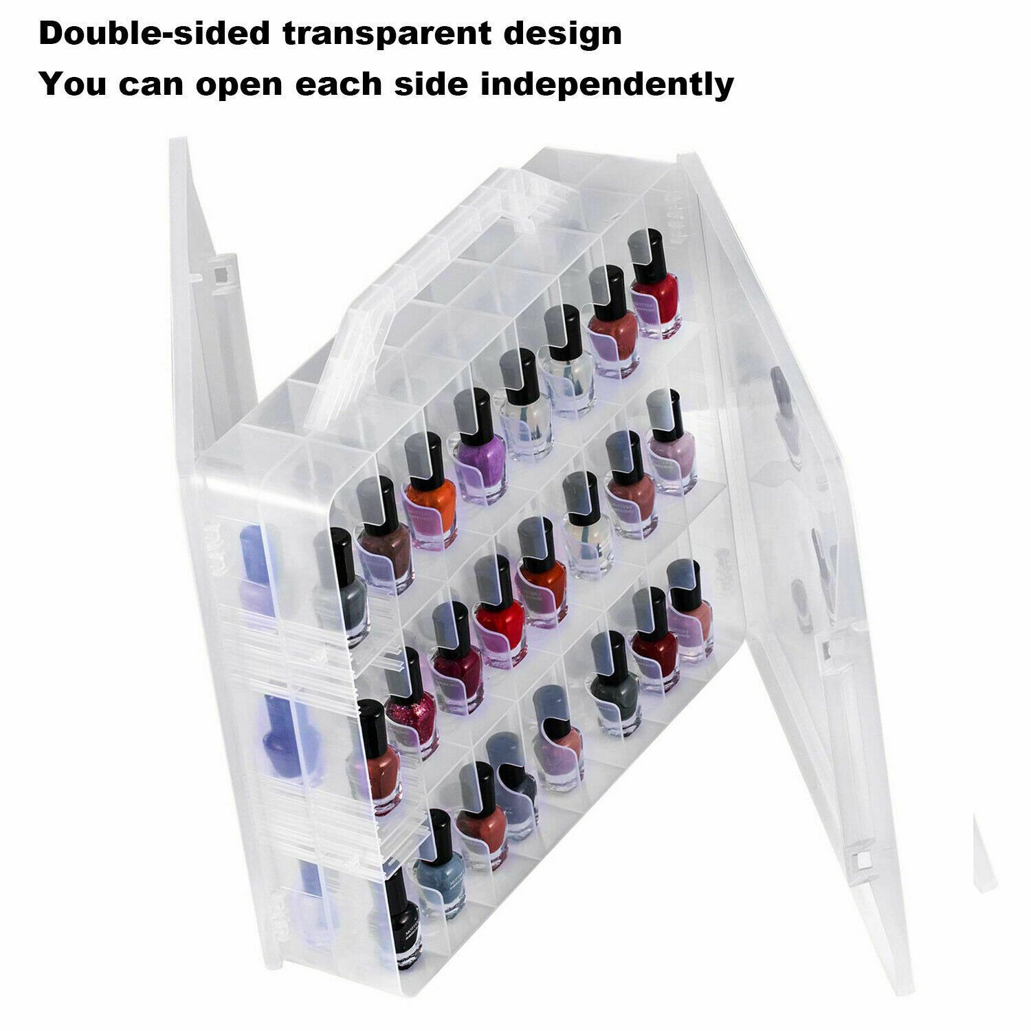 48 Slot Storage Case Thread Bead Jewel Organizer Spools Nail Hot Wheels Matchbox