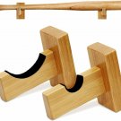Cypress Sunrise Baseball Bat Display Case Wall Mount Horizontal Rack Brackets Ha
