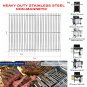 304 Stainless Steel 7639 Cooking Grates for Weber Spirit 300 700, Genesis Silver