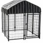 Dog Crates And Kennels Outdoor Pet Backyard Shelter House Steel Cage Cover Shade