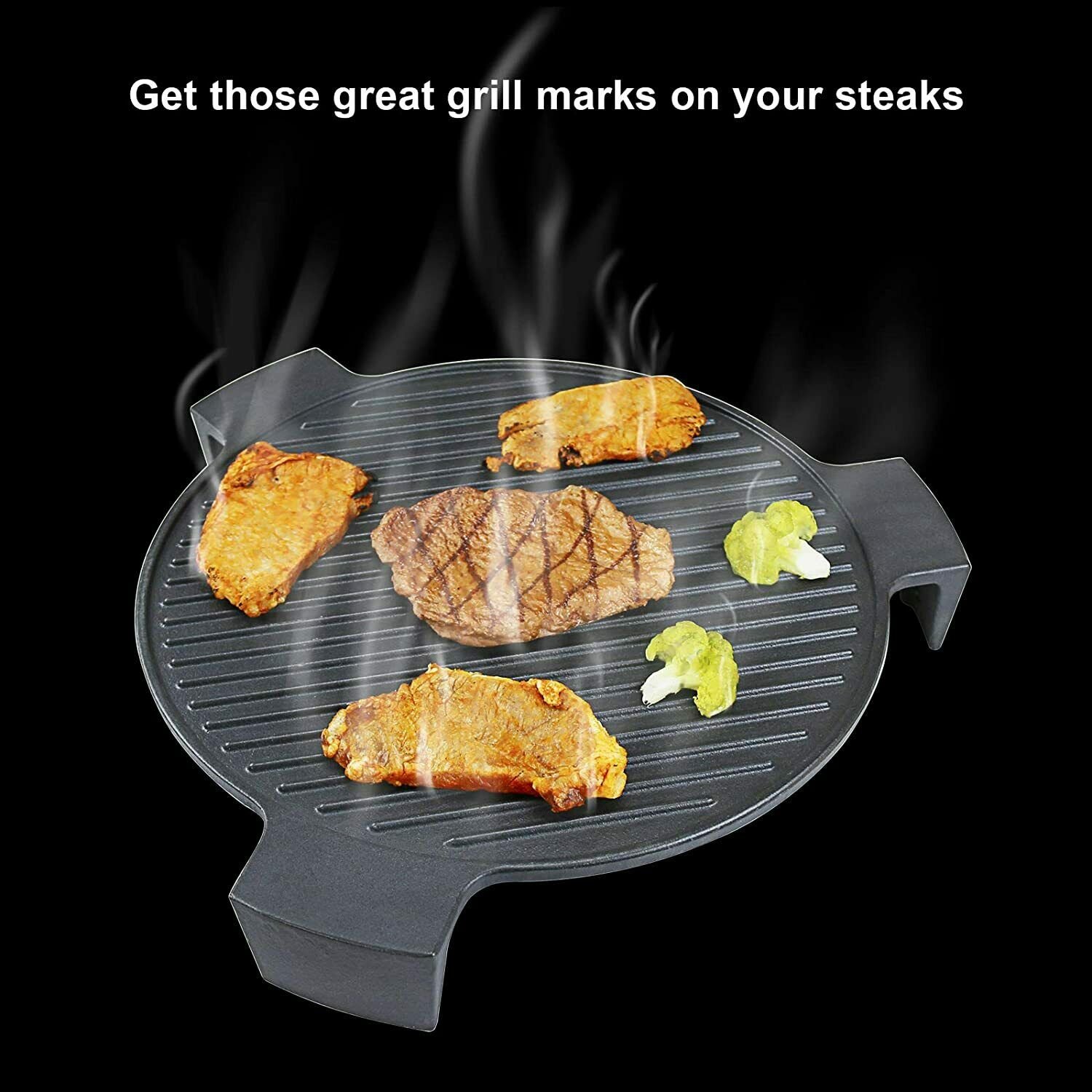 Cast Iron Plate Setter Big Green Egg Accessories Indirect Cooking Fits Large Big