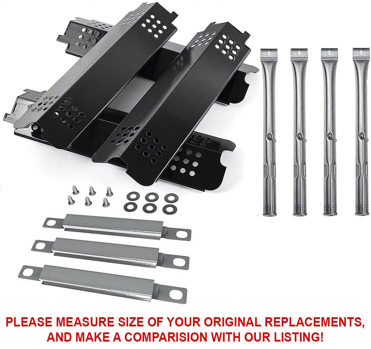 Grill Heat Plates Burners Replacement for Charbroil Classic 3/4 Burner Grills