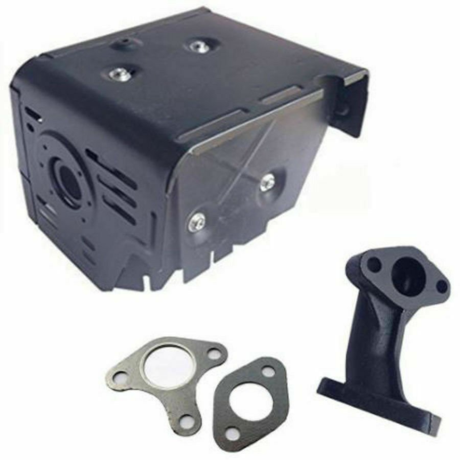 Muffler Exhaust Assembly w/ Pipe Gasket - Honda GX240 GX270 8HP 9HP Engine Motor