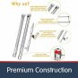 Grill Burner Tube Set Stainless Steel 18" Parts for Weber Spirit E210 E220 S220