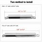 BBQ Grill Stainless Steel Crossover Tubes 3-Pack for Charbroil Advantage Kenmore