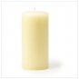 Ivory Unscented Pillar Candle
