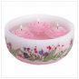 Pink Floating Rose Candles in Wax Bowl