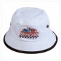 White Nascar Bucket Hat