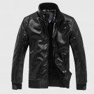 Motorcycle Black Leather Jacket Men Leather Jackets Clothing