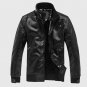 Motorcycle Black Leather Jacket Men Leather Jackets Clothing