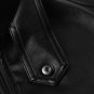 Motorcycle Black Leather Jacket Men Leather Jackets Clothing