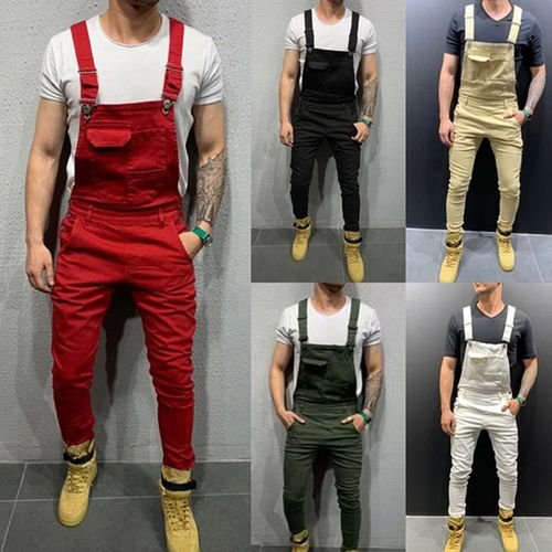 Men's Casual Overalls Overalls Slim Fit