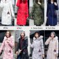 Woman Down Jackets Winter Coats Long Slim Solid Jackets Women Parkas Zip Fur Collar Women Clothes