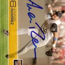 2003 Upper Deck Aramis Ramirez autographed card - COA