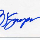 OJ Simpson Heisman for Buffalo Bills Signed Index Card - COA