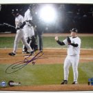 BOBBY JENKS AUTOGRAPHED 2005 WORLD SERIES GAME FOUR MOUND CELEBRATION - STEINER