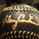 Gary Carter Autographed OML Black Leather Baseball