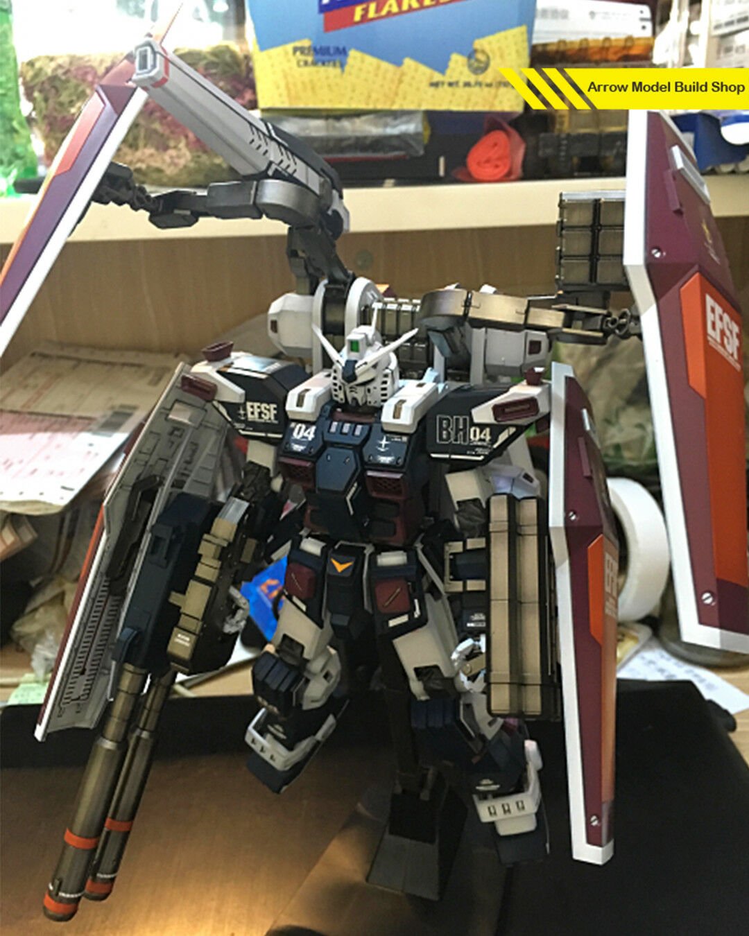 ArrowModelBuild FA78 Full Armor Gundam Thunderboth Ver Built & Painted Model Kit
