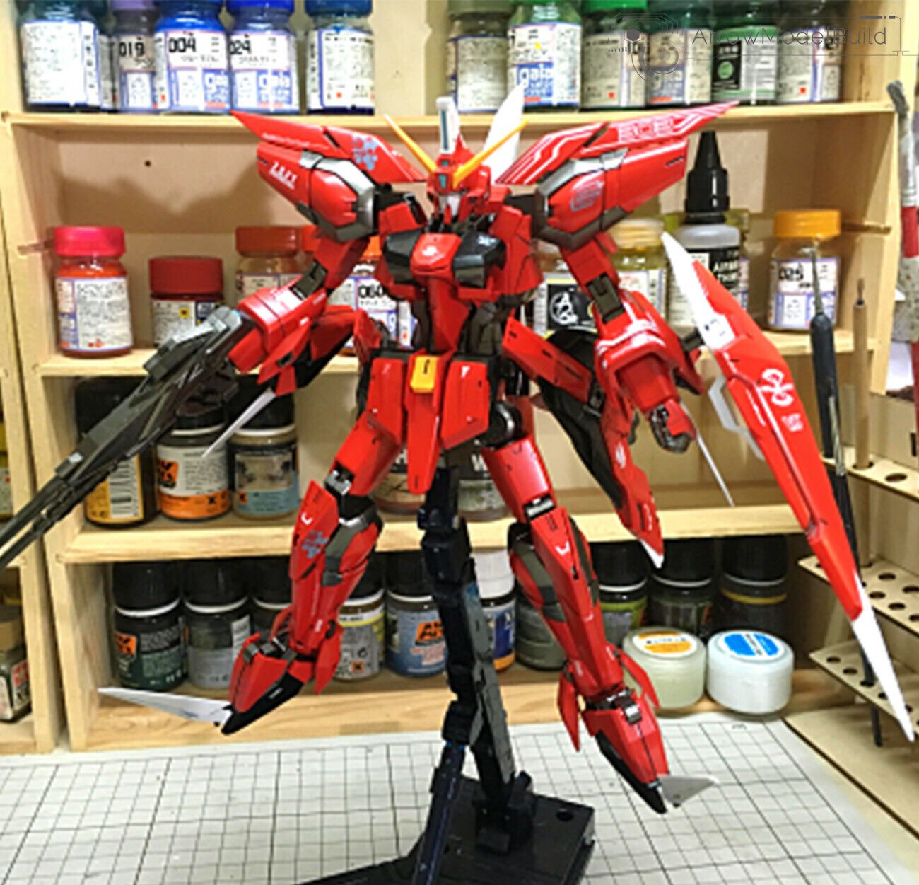 ArrowModelBuild Aegis Gundam Built & Painted MG 1/100 Model Kit