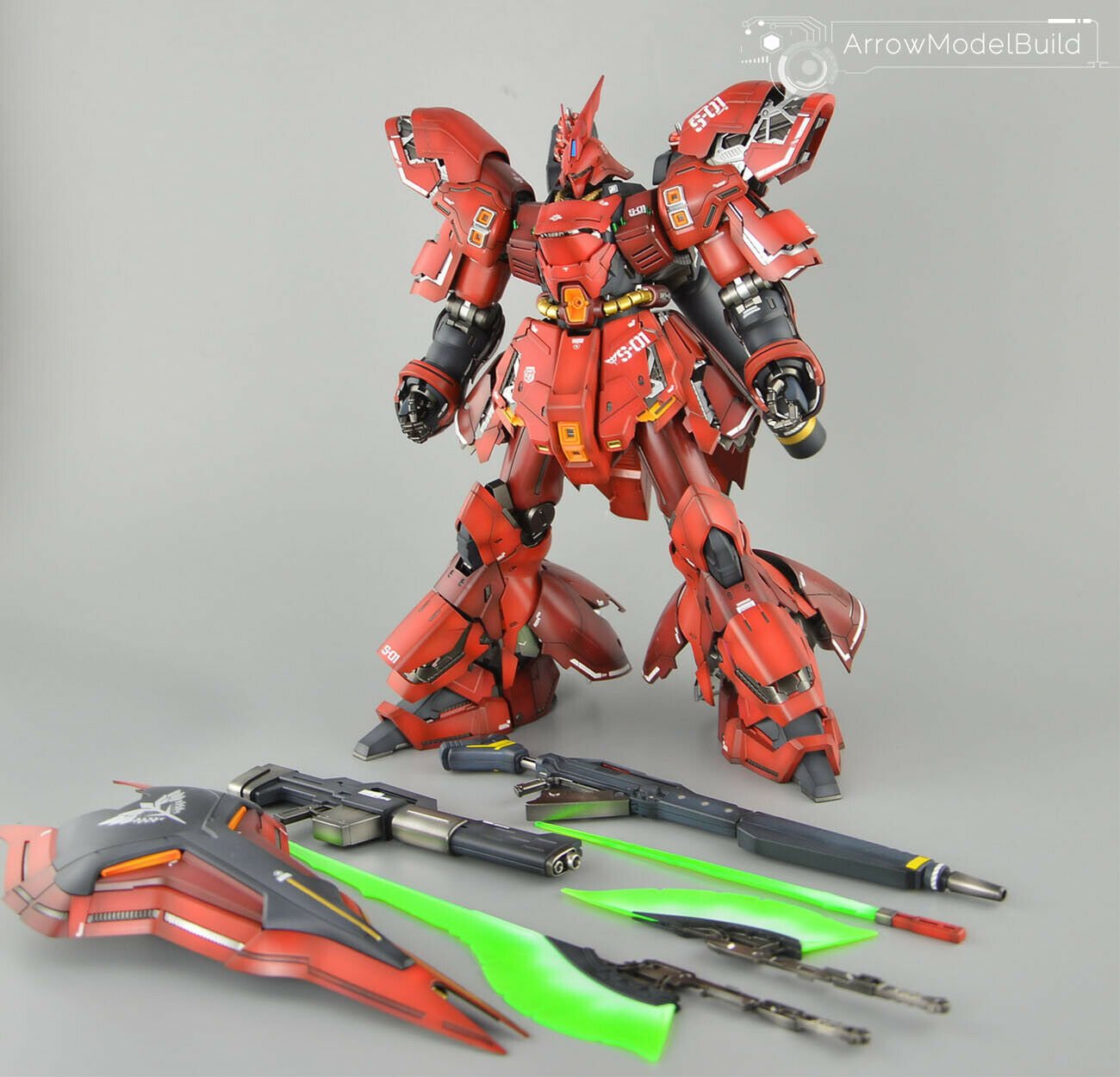 ArrowModelBuild Sazabi Ver.ka (Detailed) Built & Painted MG 1/100 Model Kit
