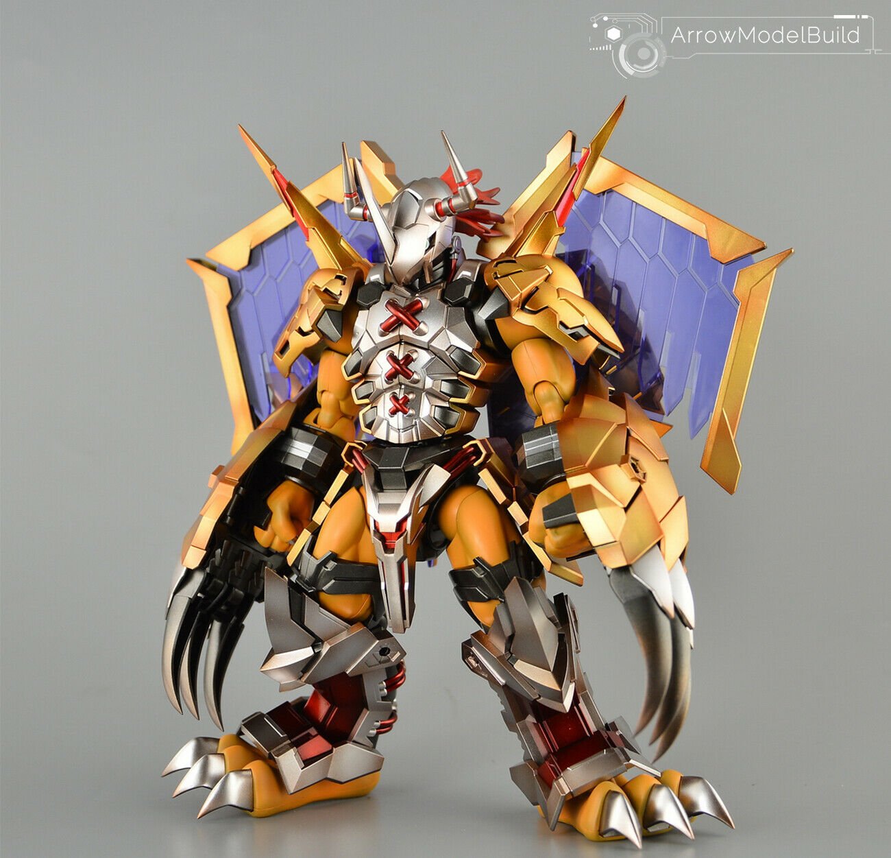 ArrowModelBuild Wargreymon (Amplified) Metal Shaping Built & Painted Model Kit