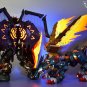ArrowModelBuild Black Wargreymon & Metal Garurumon Build & Painted Model Kit
