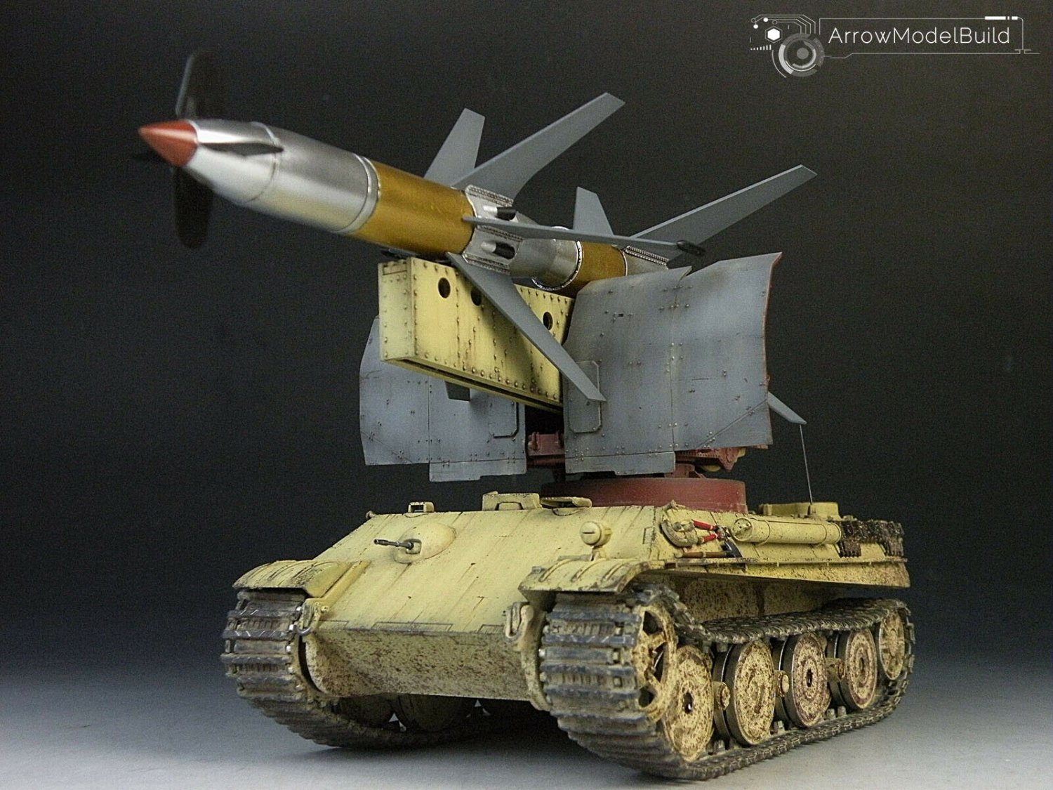 ArrowModelBuild Rheintochter R-1 Tank Built & Painted 1/35 Model Kit