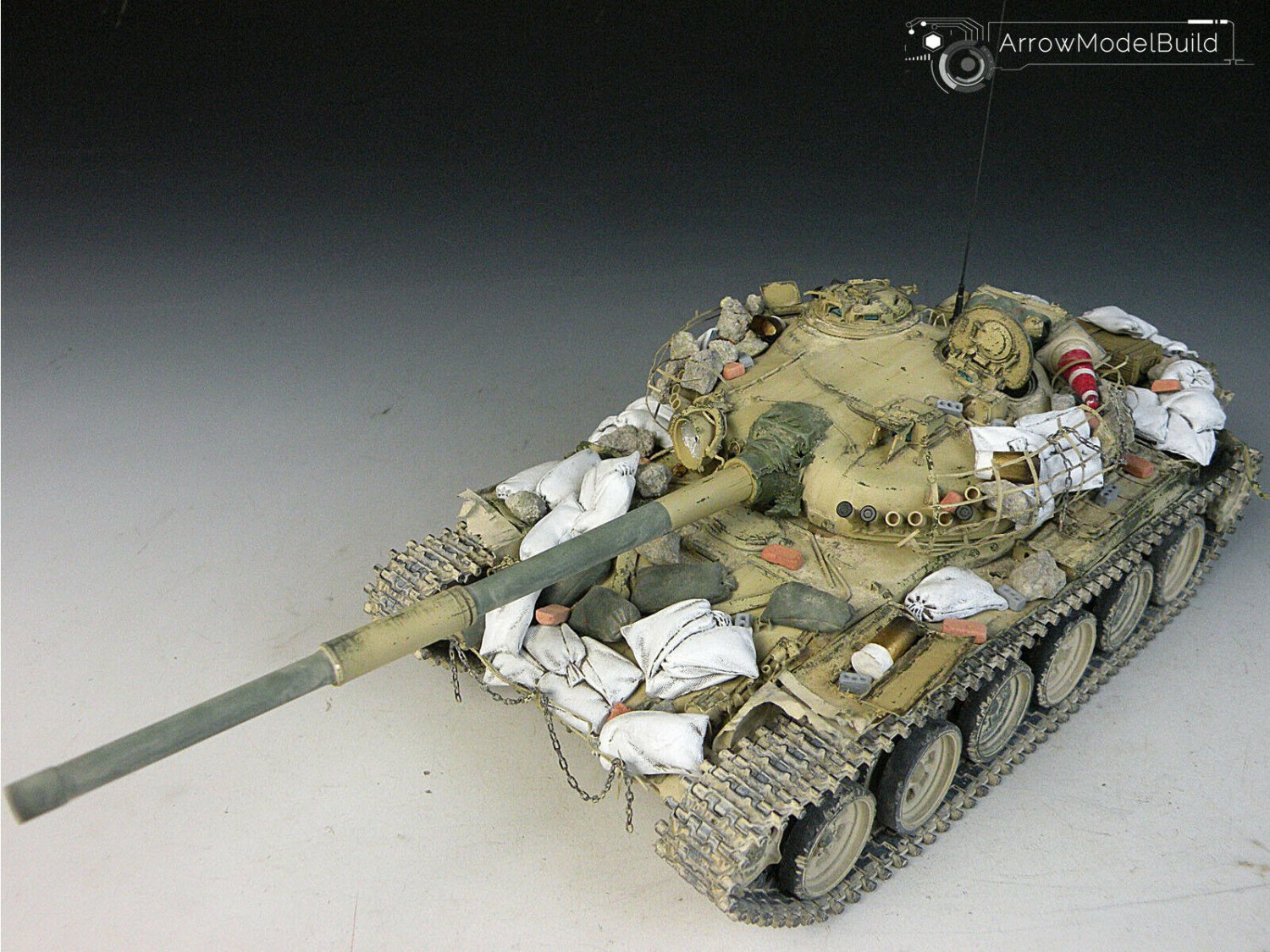 ArrowModelBuild T-72 Ural Main Battle Tank Custom Built & Painted 1/35 Model Kit