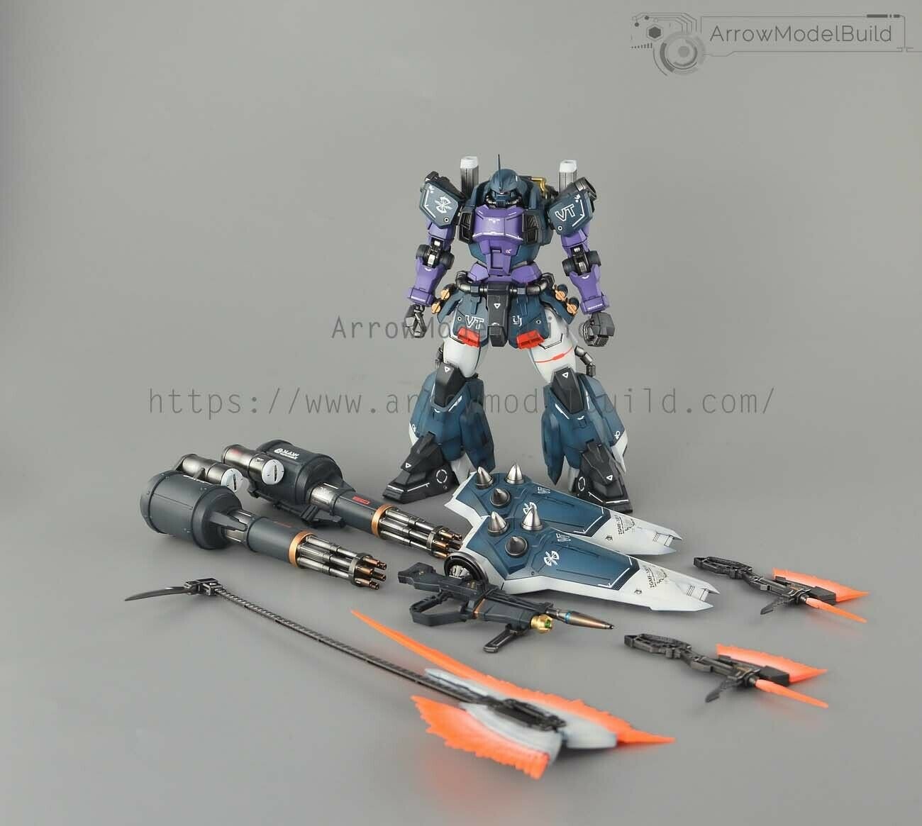 ArrowModelBuild Slash Zaku Phantom (Custom) Built & Painted MG 1/100 Model Kit