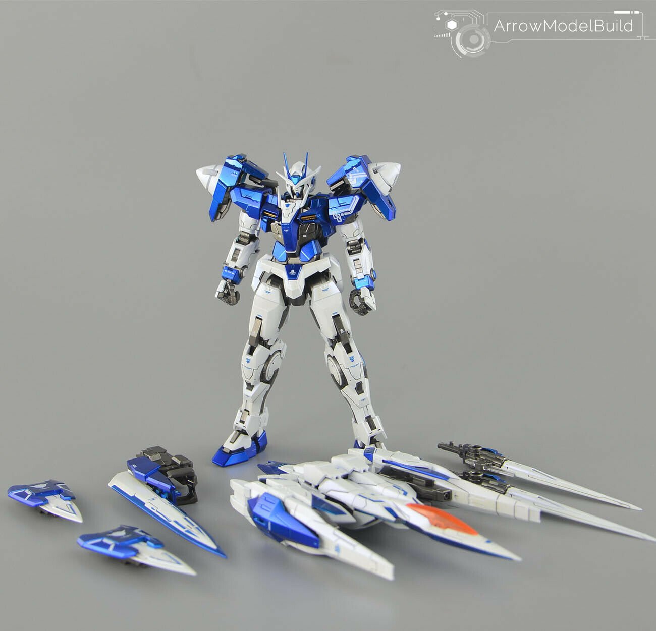 ArrowModelBuild Gundam 00 Raiser (Blue) Built & Painted MG 1/100 Model Kit