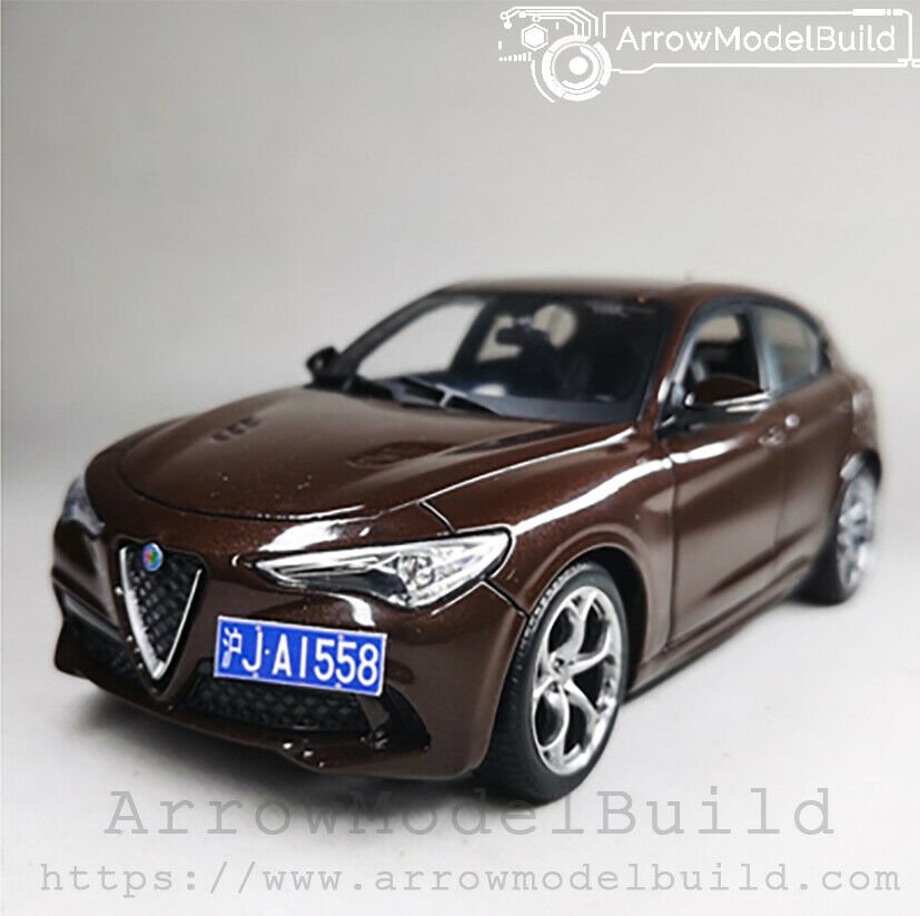ArrowModelBuild Alfa Romeo Stelvio (Brown) Built & Painted 1/24 Model Kit