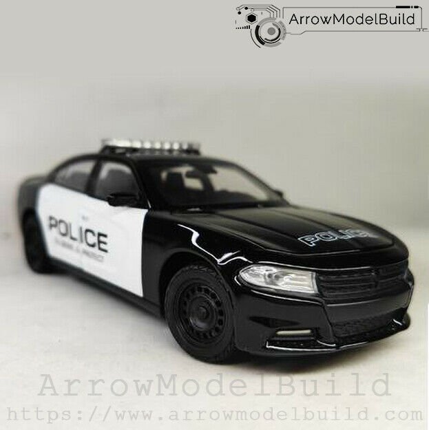 ArrowModelBuild Dodge Charger RT (Police Car) Built & Painted 1/24 Model Kit