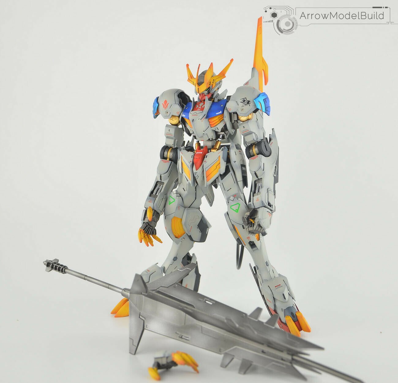 ArrowModelBuild Barbatos Lupus Rex (Weathering) Built & Painted 1/100 Model Kit