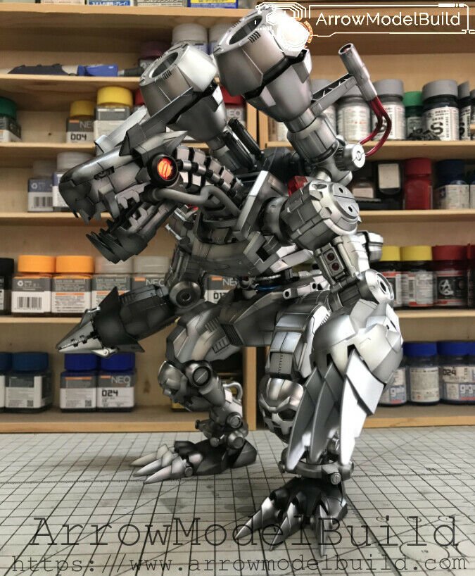 ArrowModelBuild Digimon Machinedramon Built & Painted Model Kit