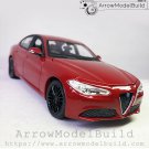 ArrowModelBuild Alfa Romeo Giulia Red & Black Wheels Built & Painted 1/24 Model Kit