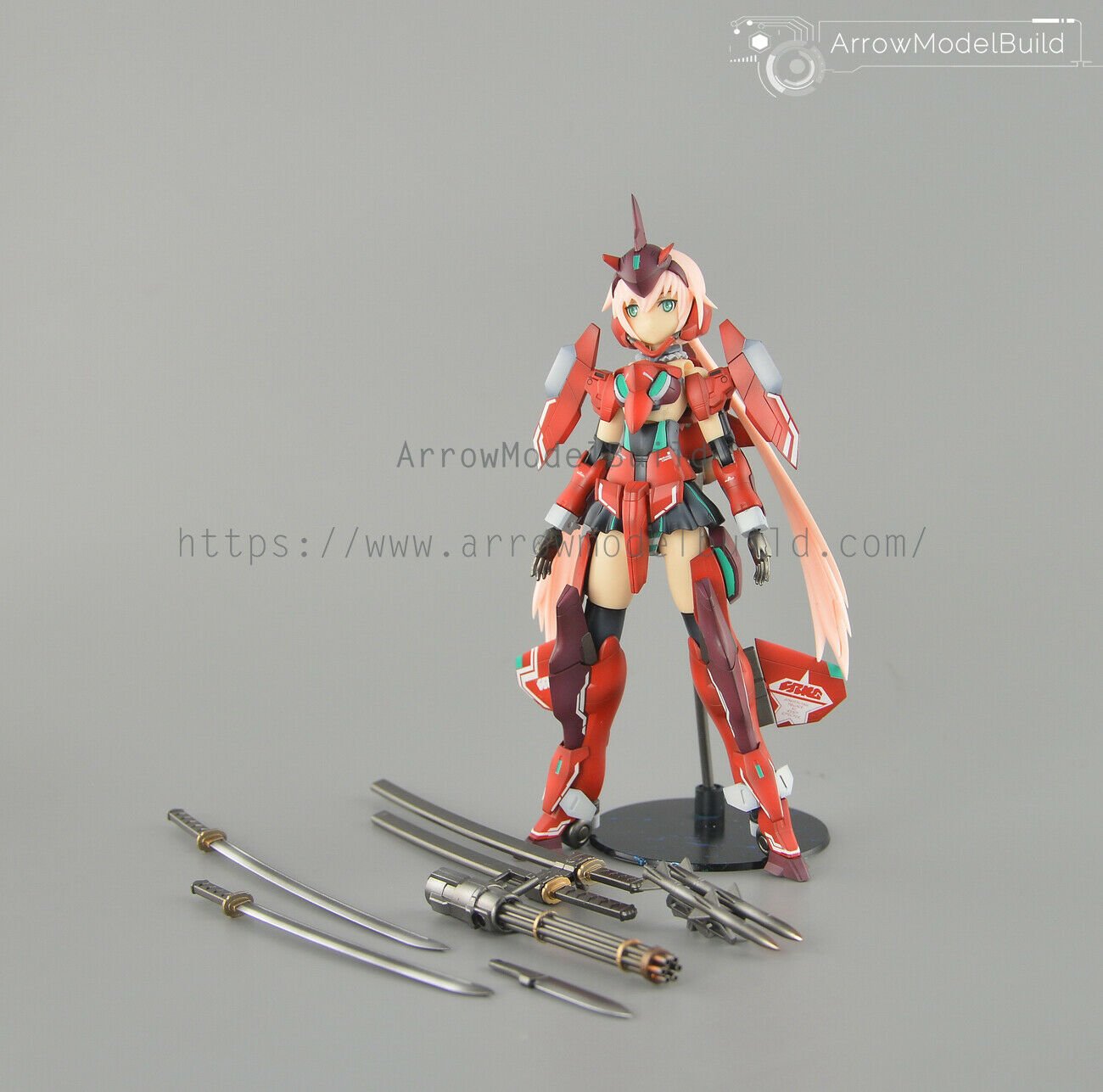 ArrowModelBuild Frame Arms Girl Stylet (A.I.S Color) Built & Painted Model Kit