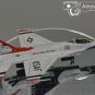 ArrowModelBuild Admiral F-16 Thunderbird Built & Painted 1/72 Model Kit
