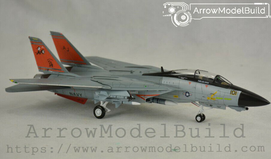 ArrowModelBuild F-14 vf-31 Tomcat Squadron Built & Painted 1/72 Model Kit