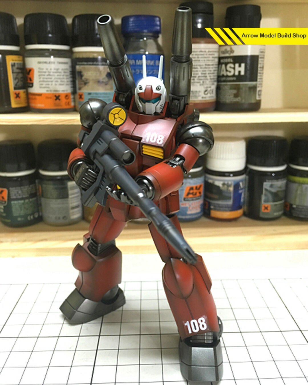 ArrowModelBuild Guncannon MG Built & Painted 1/100 Model Kit