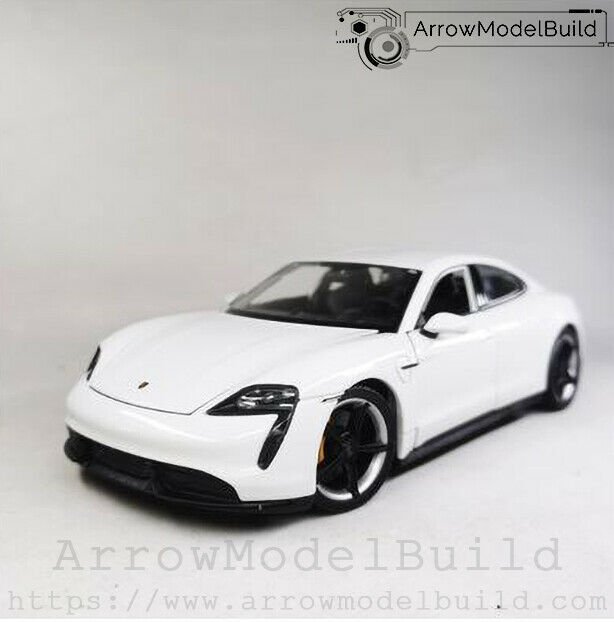 ArrowModelBuild Porsche Taycan Turbo S (White) Built & Painted 1/24 Model Kit