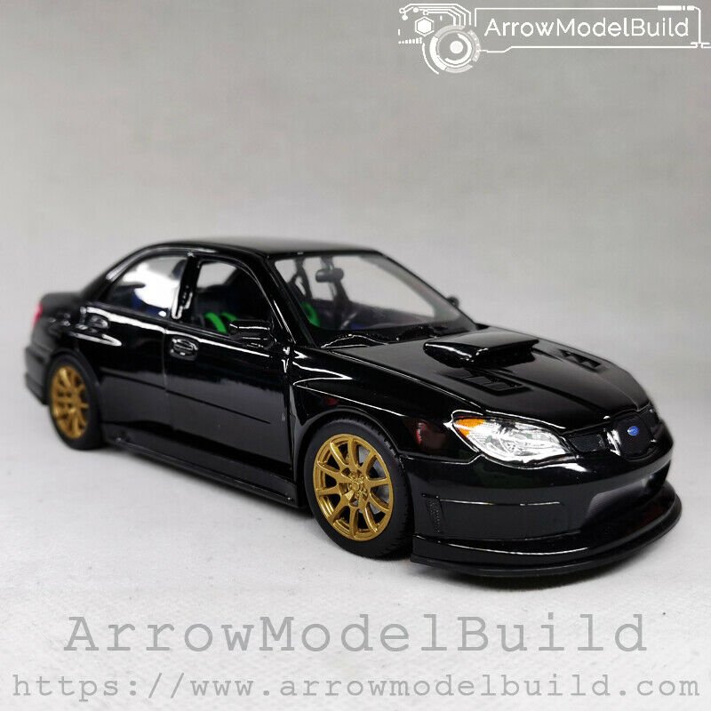 ArrowModelBuild Subaru Impreza 9th Gen.STI Black Built & Painted 1/24 Model Kit