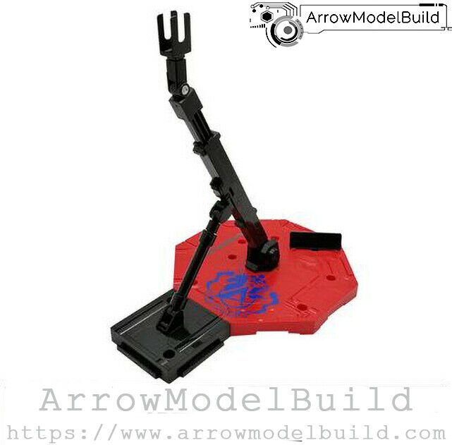 ArrowModelBuild Black & Red Stand Built and Painted 1/100 1/144 Model Kit