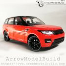 ArrowModelBuild Land Rover (Orange) Black Wheel Built and Painted 1/24 Model Kit